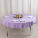 70inch Lavender Premium Scuba Wrinkle Free Round Tablecloth, Lilac Seamless Scuba Polyester