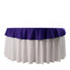70" Purple Premium Scuba Wrinkle Free Round Tablecloth, Scuba Polyester Tablecloth