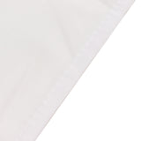 70inch White Premium Scuba Wrinkle Free Round Tablecloth, Seamless Scuba Polyester Tablecloth