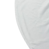 Scuba Rectangular 90x132inch Tablecloth White with Rounded Corners – Seamless, Wrinkle Free