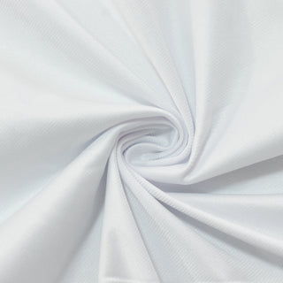 <strong>D&eacute;cor Ideas Using White Scuba Tablecloths</strong>