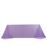 Lavender Lilac Premium Scuba Wrinkle Free Rectangular Tablecloth, Seamless Scuba Polyester