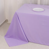 Lavender Lilac Premium Scuba Wrinkle Free Rectangular Tablecloth, Seamless Scuba Polyester