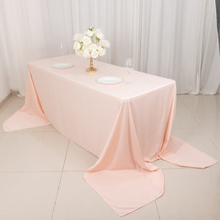 Blush Premium Scuba Rectangular Tablecloth