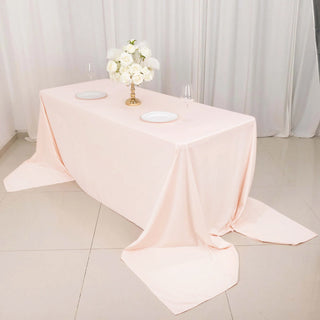 Blush Premium Scuba Rectangular Tablecloth