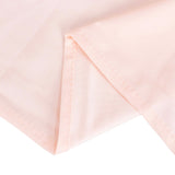 90x156inch Blush Premium Scuba Wrinkle Free Rectangular Tablecloth, Seamless Scuba Polyester