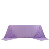 Lavender Lilac Premium Scuba Wrinkle Free Rectangular Tablecloth, Seamless Scuba Polyester 