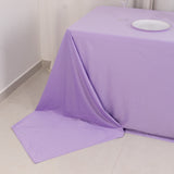 Lavender Lilac Premium Scuba Wrinkle Free Rectangular Tablecloth, Seamless Scuba Polyester 