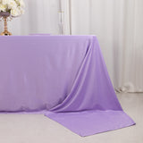 Lavender Lilac Premium Scuba Wrinkle Free Rectangular Tablecloth, Seamless Scuba Polyester 