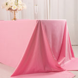 Pink Premium Scuba Wrinkle Free Rectangular Tablecloth, Seamless Scuba Polyester Tablecloth