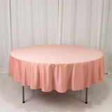 Scuba Round 90inch Tablecloth Dusty Rose - Wrinkle Free & Stain Resistant Table Cover