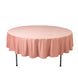 Scuba Round 90inch Tablecloth Dusty Rose - Wrinkle Free & Stain Resistant Table Cover