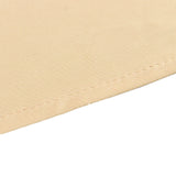 Scuba Round 90" Tablecloth Beige - Wrinkle Free & Stain Resistant Table Cover