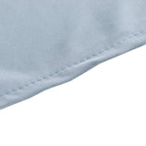 Dusty Blue Premium Scuba Round Tablecloth, Wrinkle Free Polyester Seamless Tablecloth - 90inch