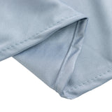 Dusty Blue Premium Scuba Round Tablecloth, Wrinkle Free Polyester Seamless Tablecloth - 90inch