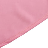 Pink Premium Scuba Round Tablecloth, Wrinkle Free Polyester Seamless Tablecloth - 90inch