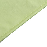 Sage Green Premium Scuba Round Tablecloth, Wrinkle Free Polyester Seamless Tablecloth - 90inch