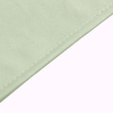 90\" Sage Green Premium Scuba Wrinkle Free Round Tablecloth, Scuba Polyester Tablecloth