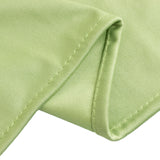 Sage Green Premium Scuba Round Tablecloth, Wrinkle Free Polyester Seamless Tablecloth - 90inch