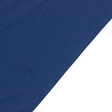 6ft Scuba Rectangular Fitted Tablecloth Navy Blue – Wrinkle-Free, Stain Resistant