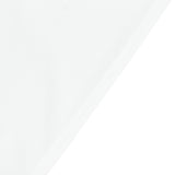 6ft Scuba Rectangular Fitted Tablecloth White – Wrinkle-Free, Stain Resistant