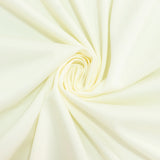 Soft pale yellow fabric swirl, ideal for crafts and fashion projects. #whtbkgd