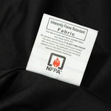 Fire Retardant Scuba Tablecloth – 120inch Round Black, Wrinkle Free, Stain Resistant, Seamless
