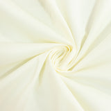 Fire Retardant Scuba Tablecloth – 132inch Round Ivory, Wrinkle Free, Stain Resistant#whtbkgd