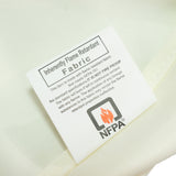 Fire Retardant Scuba Tablecloth – 60x102inch Rectangle Ivory Wrinkle Free Stain Resistant Polyester