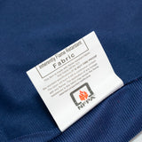 Fire Retardant Scuba Tablecloth – 60x126inch Rectangle Navy Blue, Wrinkle Free, Stain Resistant