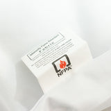 Fire Retardant Scuba Tablecloth 90x132inch Rectangle White Wrinkle Free Stain Resistant Seamless