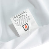 Fire Retardant Scuba Tablecloth – 90inch Round White, Wrinkle Free, Stain Resistant Polyester Cover