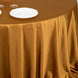 132inch Shimmer Gold Premium Scuba Round Tablecloth, Seamless Polyester Tablecloth
