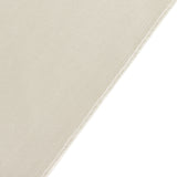 70" Shimmer Pearl White Scuba Square Tablecloth, Wrinkle Free Seamless Premium Polyester