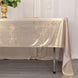 60x126inch Blush Shimmer Sequin Dots Polyester Tablecloth, Wrinkle Free Sparkle Glitter