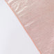 60x126inch Rose Gold Shimmer Sequin Dots Polyester Tablecloth, Wrinkle Free Sparkle Glitter