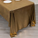 60x126inch Antique Gold Shimmer Sequin Dots Polyester Tablecloth, Sparkle Glitter