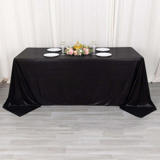 Elevate Your Event with the Black Shimmer Sequin Tablecloth