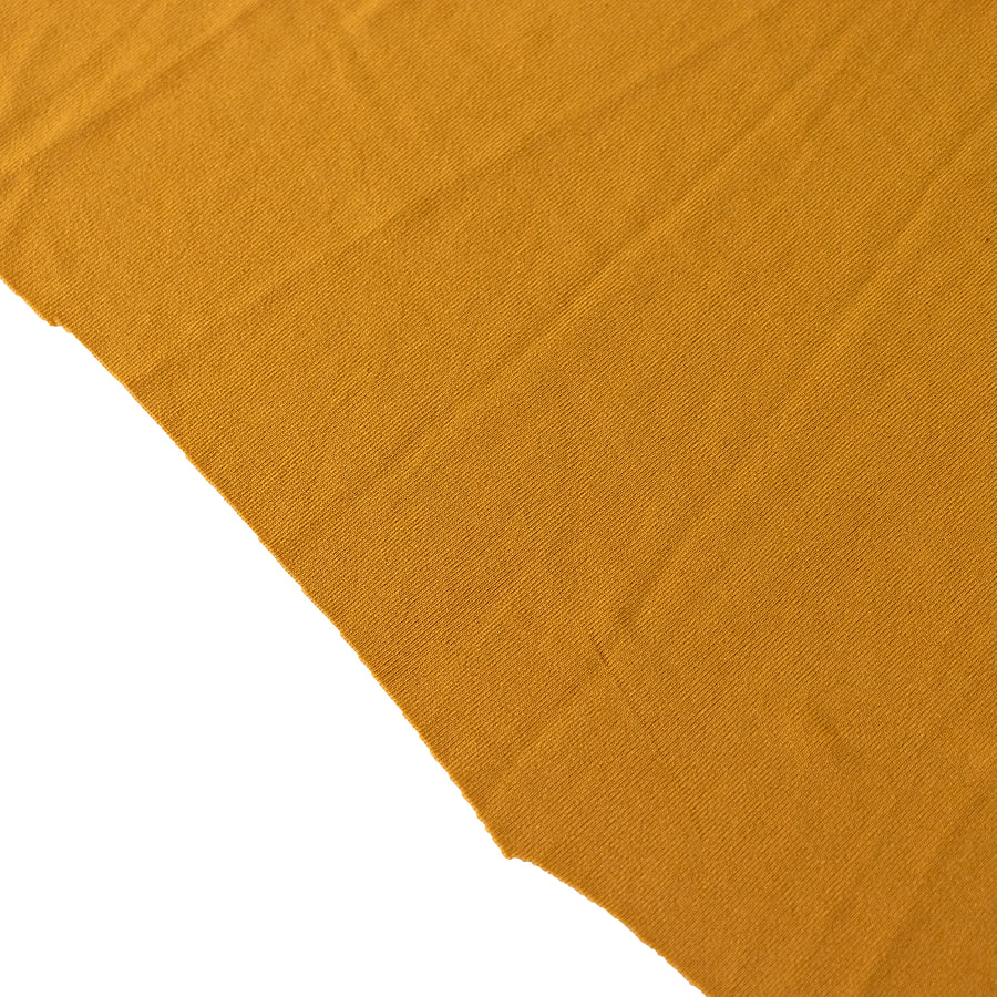 5ft Gold Wavy Spandex Fitted Round 1-Piece Tablecloth Table Skirt