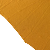 Gold Stretch Spandex Fitted Round Tablecloth 60 in for 5 Foot Tables with Floor-Length Drop
