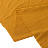 Gold Stretch Spandex Fitted Round Tablecloth 60 in for 5 Foot Tables with Floor-Length Drop