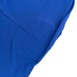 Royal Blue Stretch Spandex Fitted Round Tablecloth 60 in for 5 Foot Tables