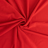 6ft Red Round Stretch Spandex Tablecloth Fitted Table Cover for 72 inch Tables#whtbkgd