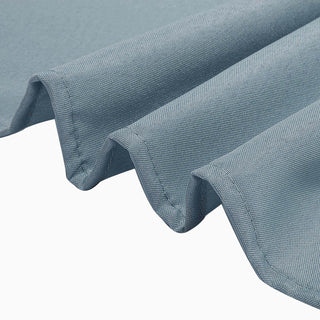 Create a Stunning Tablescape with the Dusty Blue Square Seamless Polyester Tablecloth