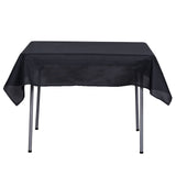 Black Polyester Square Tablecloth 54"x54"