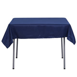 Navy Blue Polyester Square Tablecloth 54"x54"
