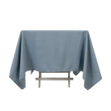 Dusty Blue Premium Seamless Polyester Square Tablecloth 220GSM 70inch