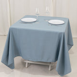 Dusty Blue Premium Seamless Polyester Square Tablecloth 220GSM 70inch