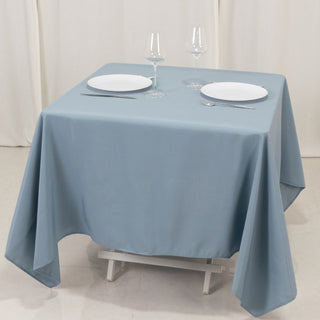 <h3 style="margin-left:0px;"><strong>Fancy Dusty Blue Polyester Tablecloth</strong>