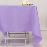 Lavender Lilac Premium Seamless Polyester Square Tablecloth 220GSM 70inch